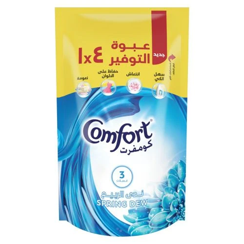 Comfort منعم الأقمشة ازرق ندى الربيع 400 مل